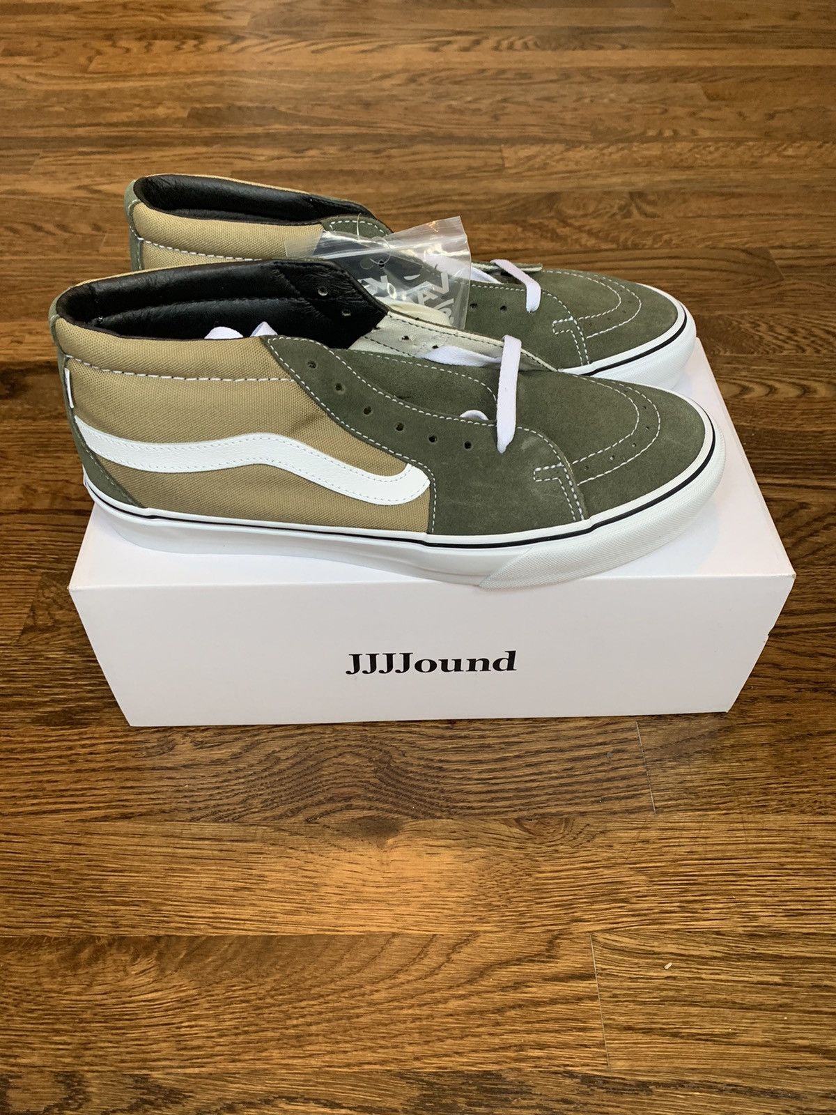 JJJJound Vans Sk8 Mid Green