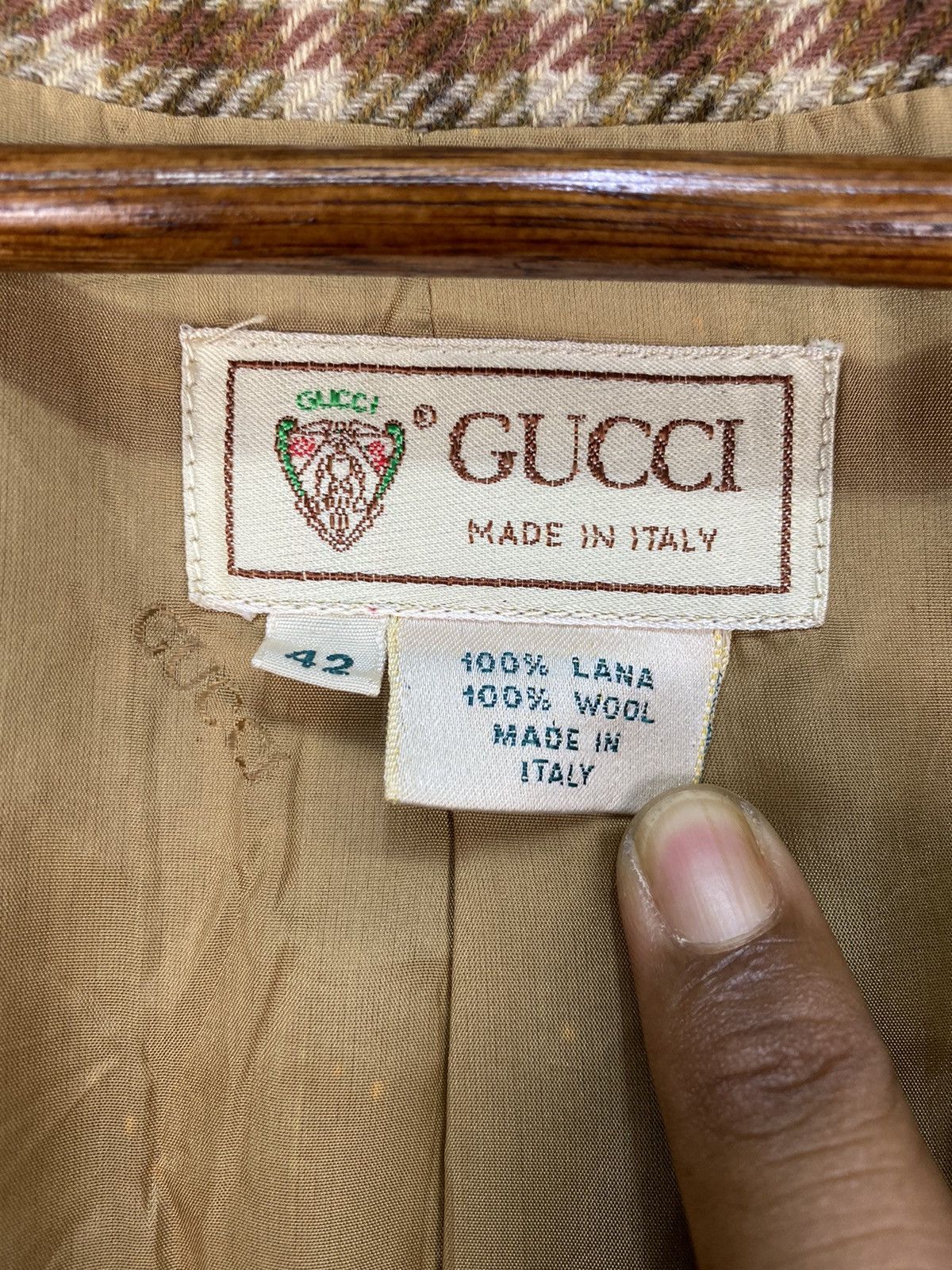 Gucci Vintage 80s Gucci Wool Cropped Size M / US 6-8 / IT 42-44 - 7 Thumbnail