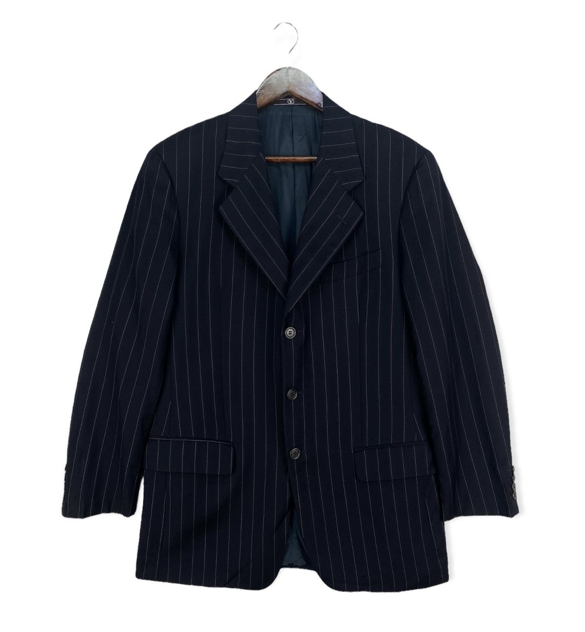 Valentino Valentino Stripe Jacket/Blazer Size 48R - 1 Thumbnail