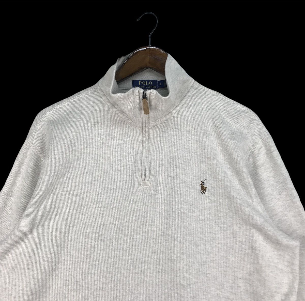 Polo Ralph Lauren Vintage Polo Ralph Lauren Half Zip Pullover Size US M / EU 48-50 / 2 - 2 Thumbnail
