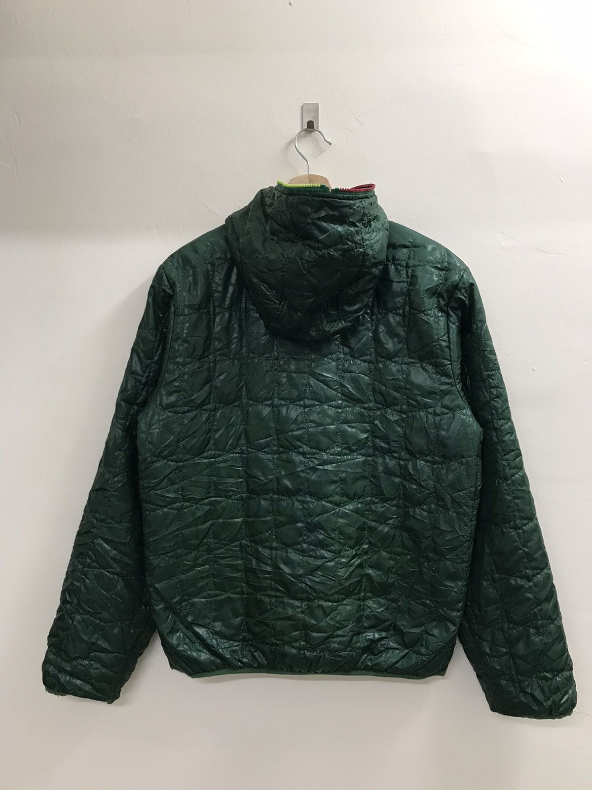 Japanese Brand × Quiksilver × Vintage Vintage Quiksilver Puffer Jacket Hoodie Bob Marley Style Size US M / EU 48-50 / 2 - 8 Thumbnail