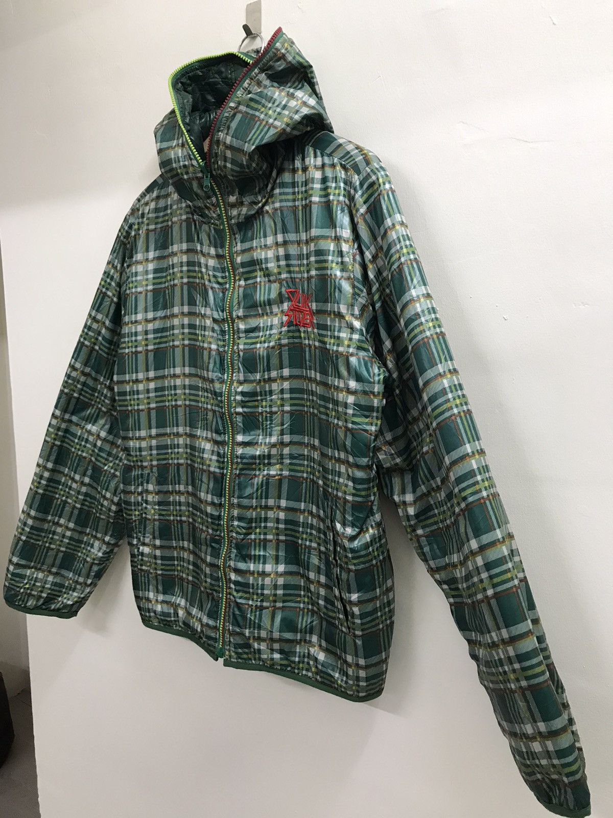 Japanese Brand × Quiksilver × Vintage Vintage Quiksilver Puffer Jacket Hoodie Bob Marley Style Size US M / EU 48-50 / 2 - 2 Thumbnail
