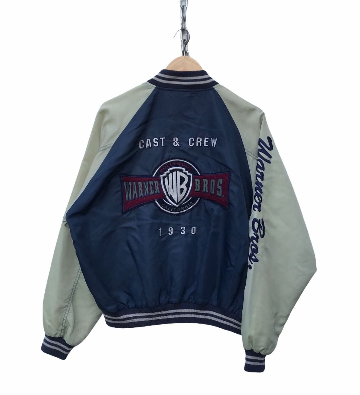 Veste Universitaire Warner Bros Cast & Crew Bleue Taille L - Bon état