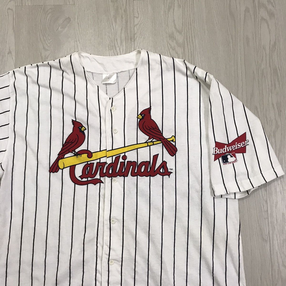 Budweiser × MLB × Vintage 💥RARE💥 Vintage 1999 Cardinals Budweiser MLB Jersey Size US L / EU 52-54 / 3 - 5 Thumbnail