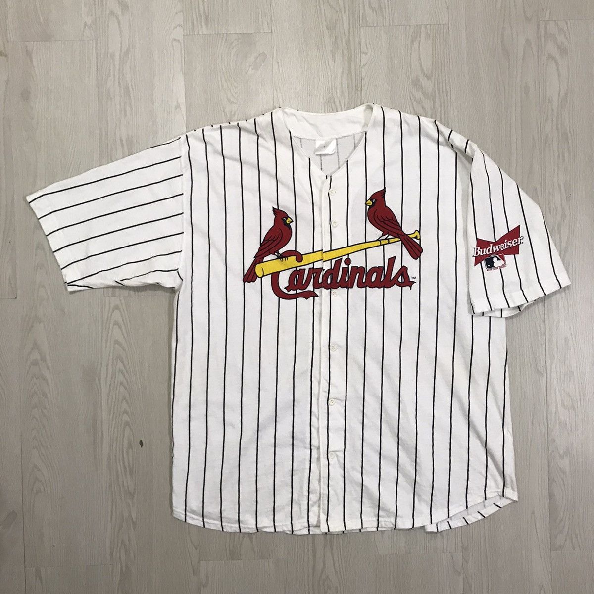 Budweiser × MLB × Vintage 💥RARE💥 Vintage 1999 Cardinals Budweiser MLB Jersey Size US L / EU 52-54 / 3 - 2 Thumbnail