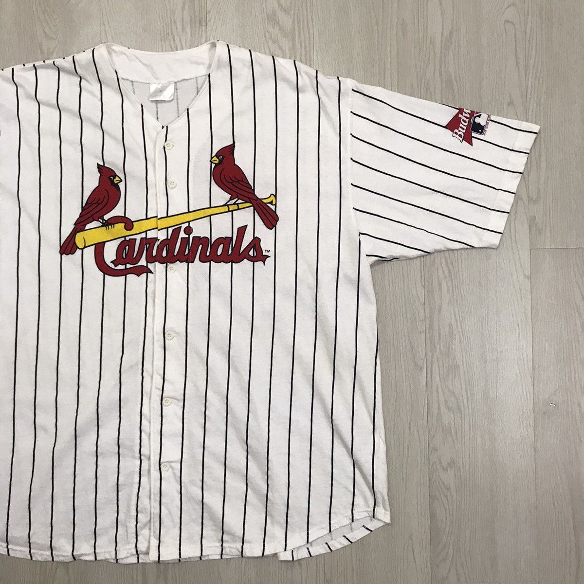 Budweiser × MLB × Vintage 💥RARE💥 Vintage 1999 Cardinals Budweiser MLB Jersey Size US L / EU 52-54 / 3 - 4 Thumbnail