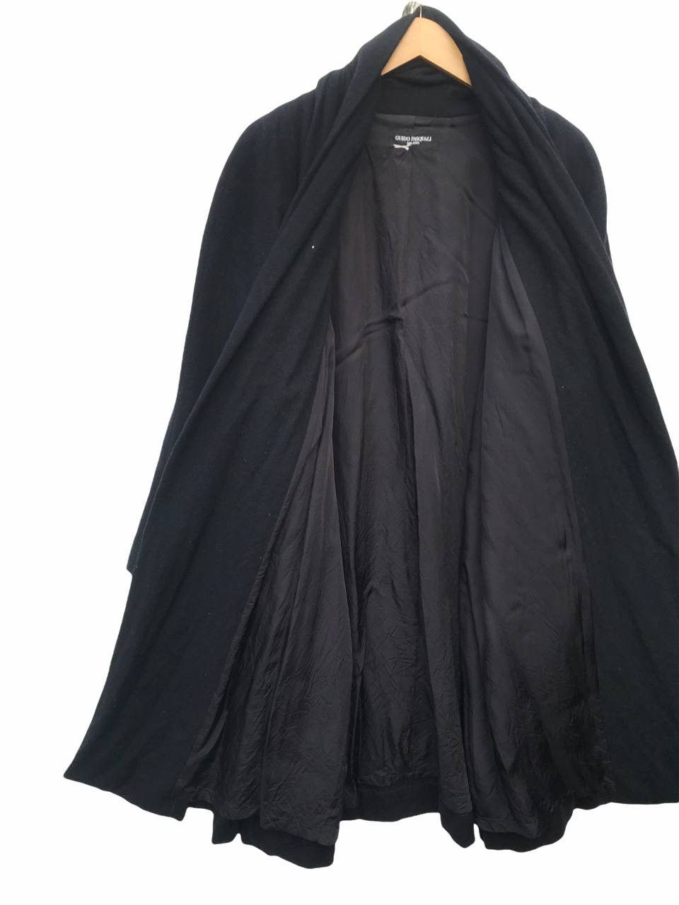 Designer Guido Pasquali Milano Black Cape Coat Size US L / EU 52-54 / 3 - 4 Thumbnail
