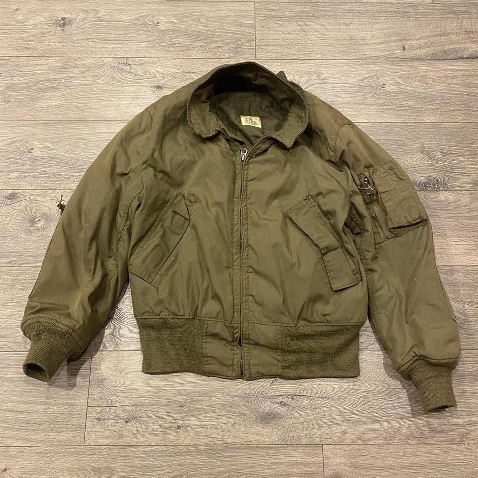 70s Vietnam Era Cold Weather Military Jacket Size Small