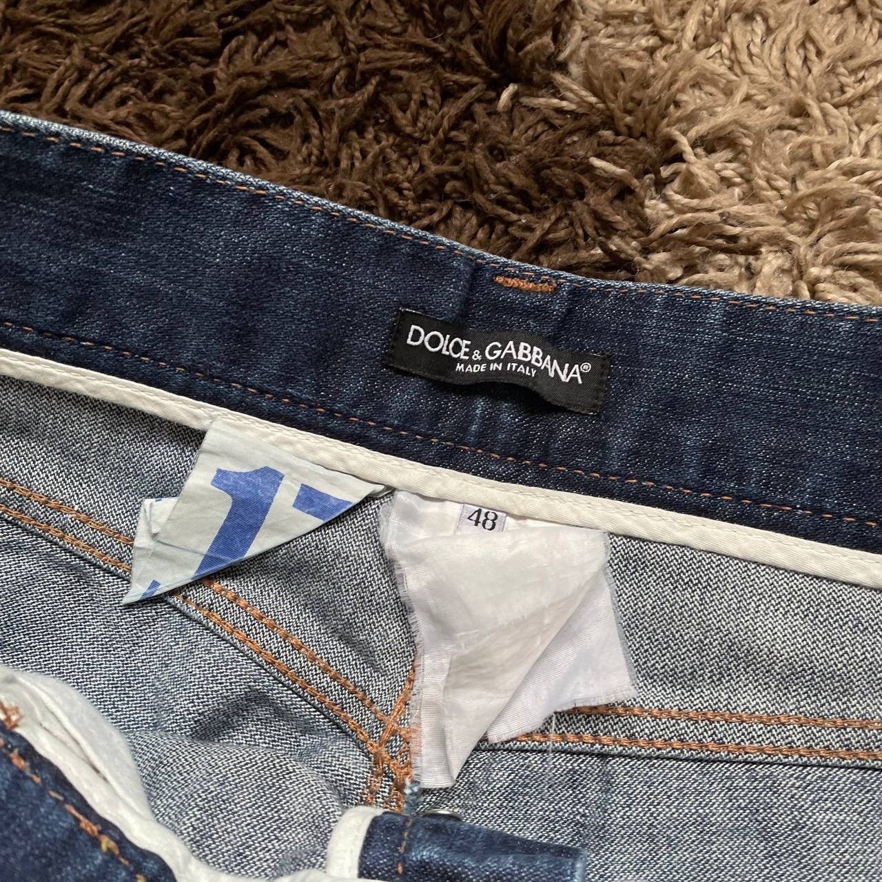 Dolce & Gabbana × Vintage Vintage Dolce Gabbana Japan Style Logo Flared Denim Jeans Size US 33 - 7 Thumbnail