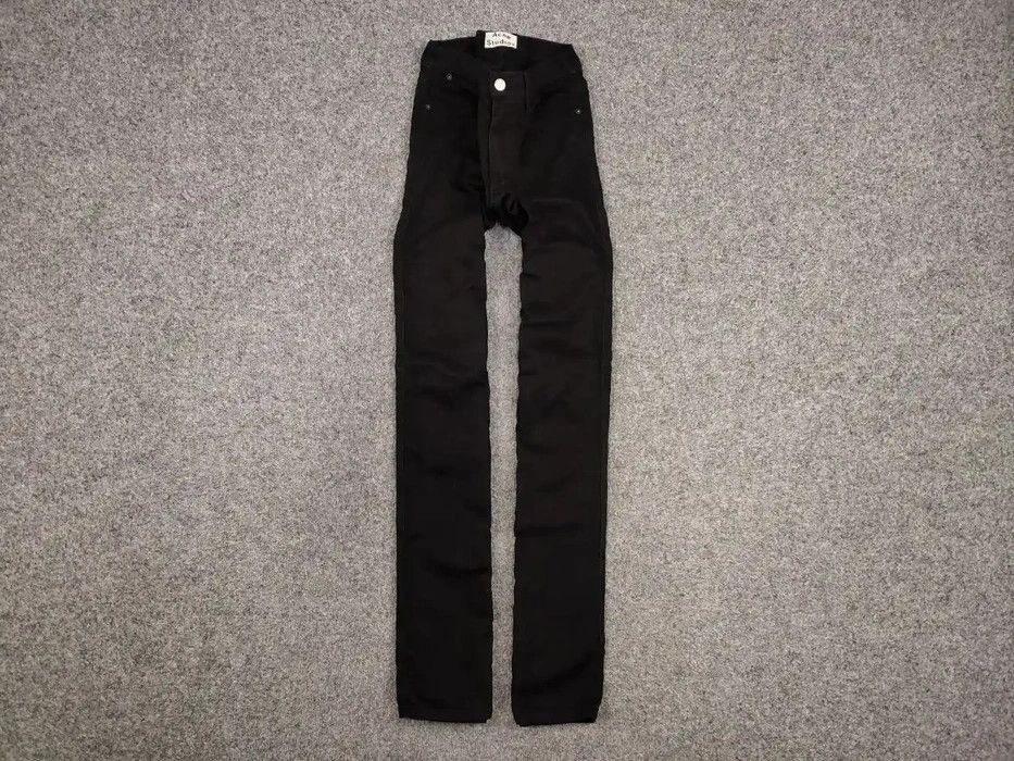 Acne Studios Design max stay cash Black Stretch Denim Jeans