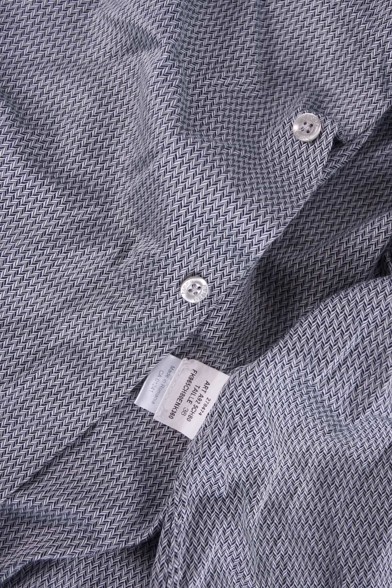 Kenzo ** Kenzo Shirt Gray Slim Fit Size 15/38 Size 38R - 2 Thumbnail