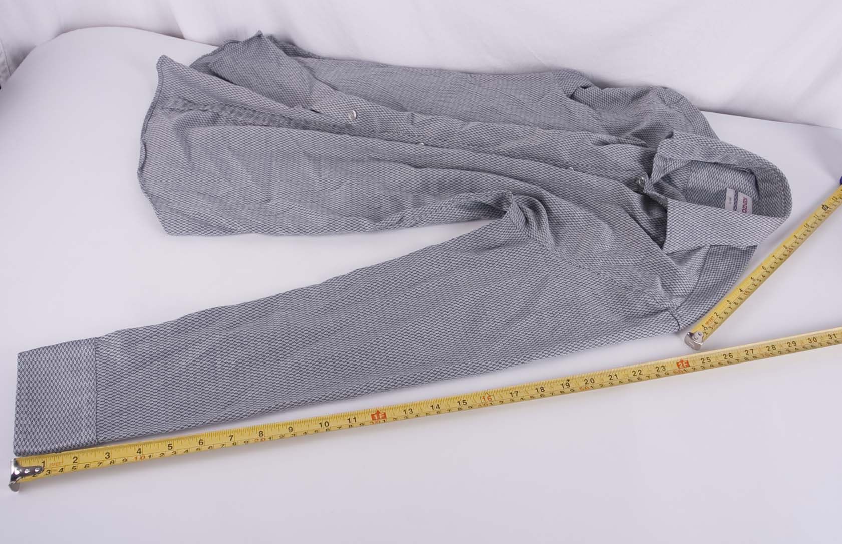 Kenzo ** Kenzo Shirt Gray Slim Fit Size 15/38 Size 38R - 4 Thumbnail