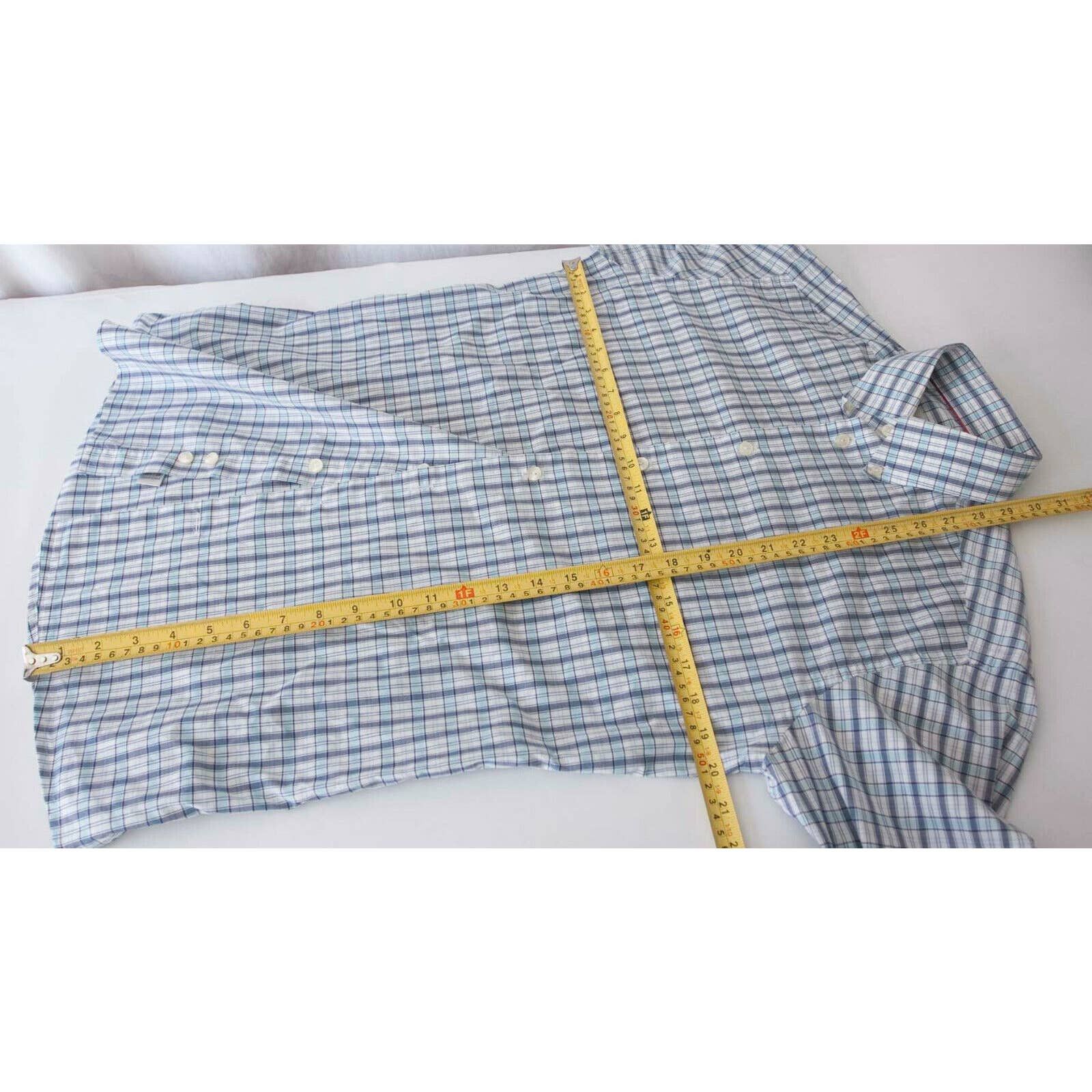 Eton Eton Shirt Blue Plaid Slim Size 15.75/ 40 Size 40R - 3 Thumbnail