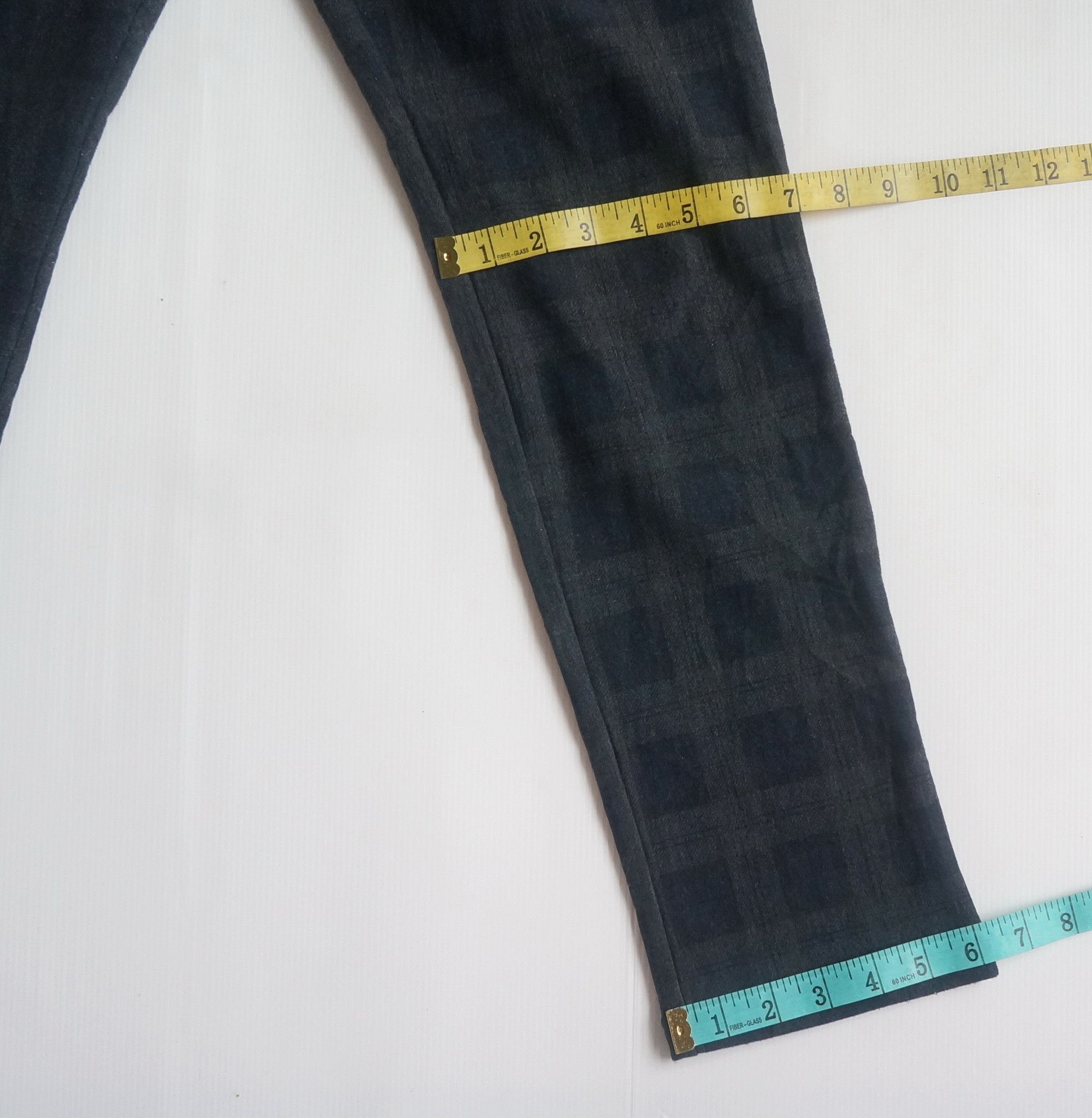 Japanese Brand CATCH I Japanese Brand Plaid Checkered Sweatpants Size 26" / US 2 / IT 38 - 12 Thumbnail