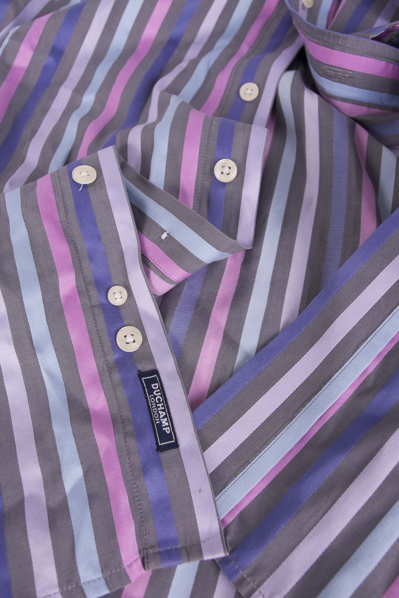 Duchamp London Duchamp London Shirt Stripe French Cuff Size 16.5 Size 42R - 2 Thumbnail