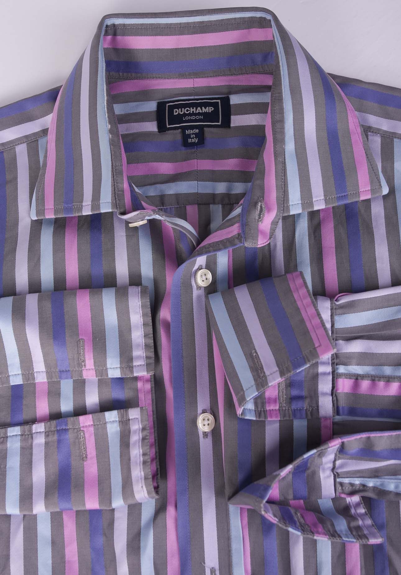Duchamp London Duchamp London Shirt Stripe French Cuff Size 16.5 Size 42R - 1 Thumbnail