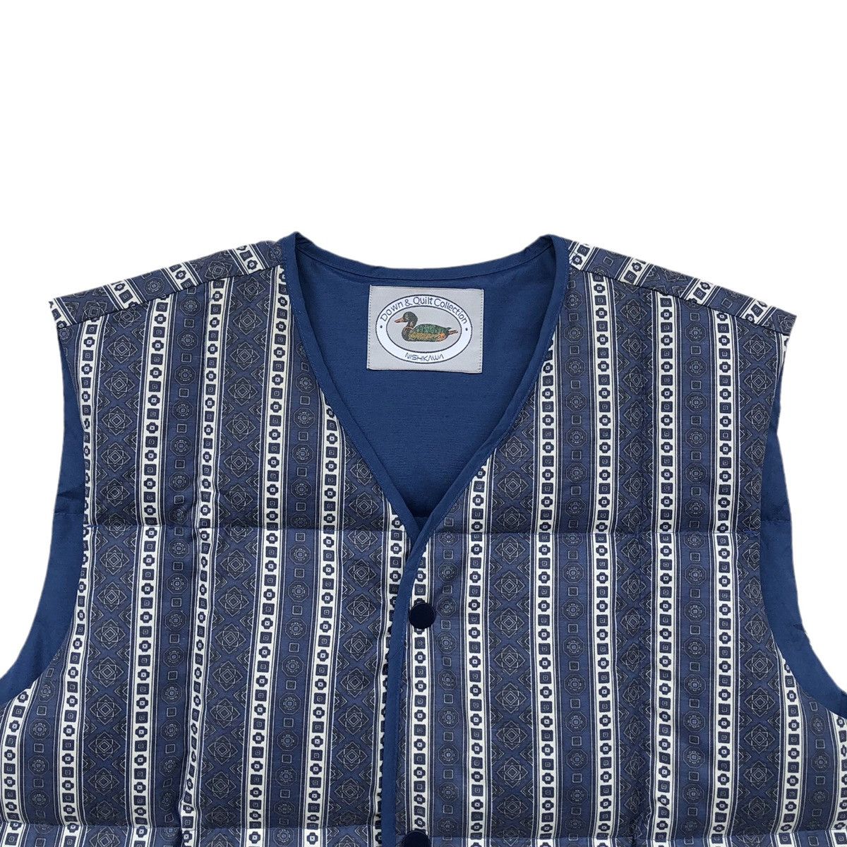 Japanese Brand Nishikawa Down And Quilted Collection Vest Jacket Size US L / EU 52-54 / 3 - 4 Thumbnail