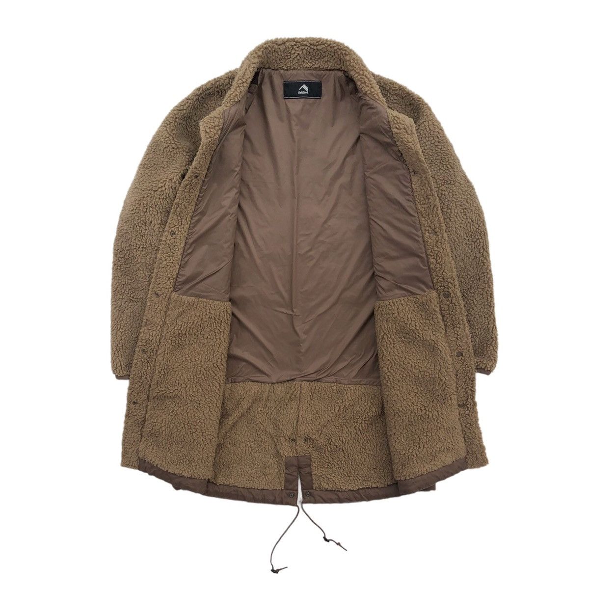 Japanese Brand FieldCore Fleece Botton Snap Long Coat / Jacket Size US L / EU 52-54 / 3 - 10 Thumbnail