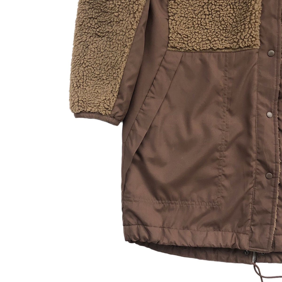 Japanese Brand FieldCore Fleece Botton Snap Long Coat / Jacket Size US L / EU 52-54 / 3 - 9 Thumbnail