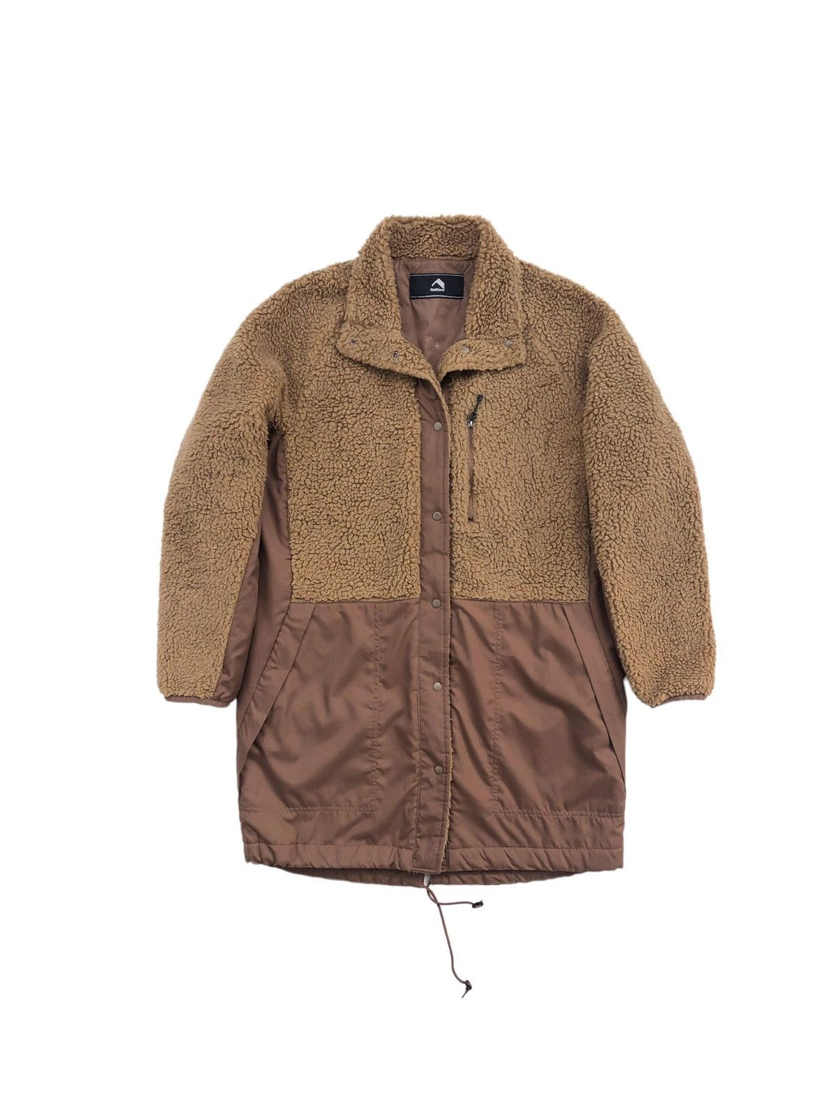 Japanese Brand FieldCore Fleece Botton Snap Long Coat / Jacket Size US L / EU 52-54 / 3 - 5 Thumbnail