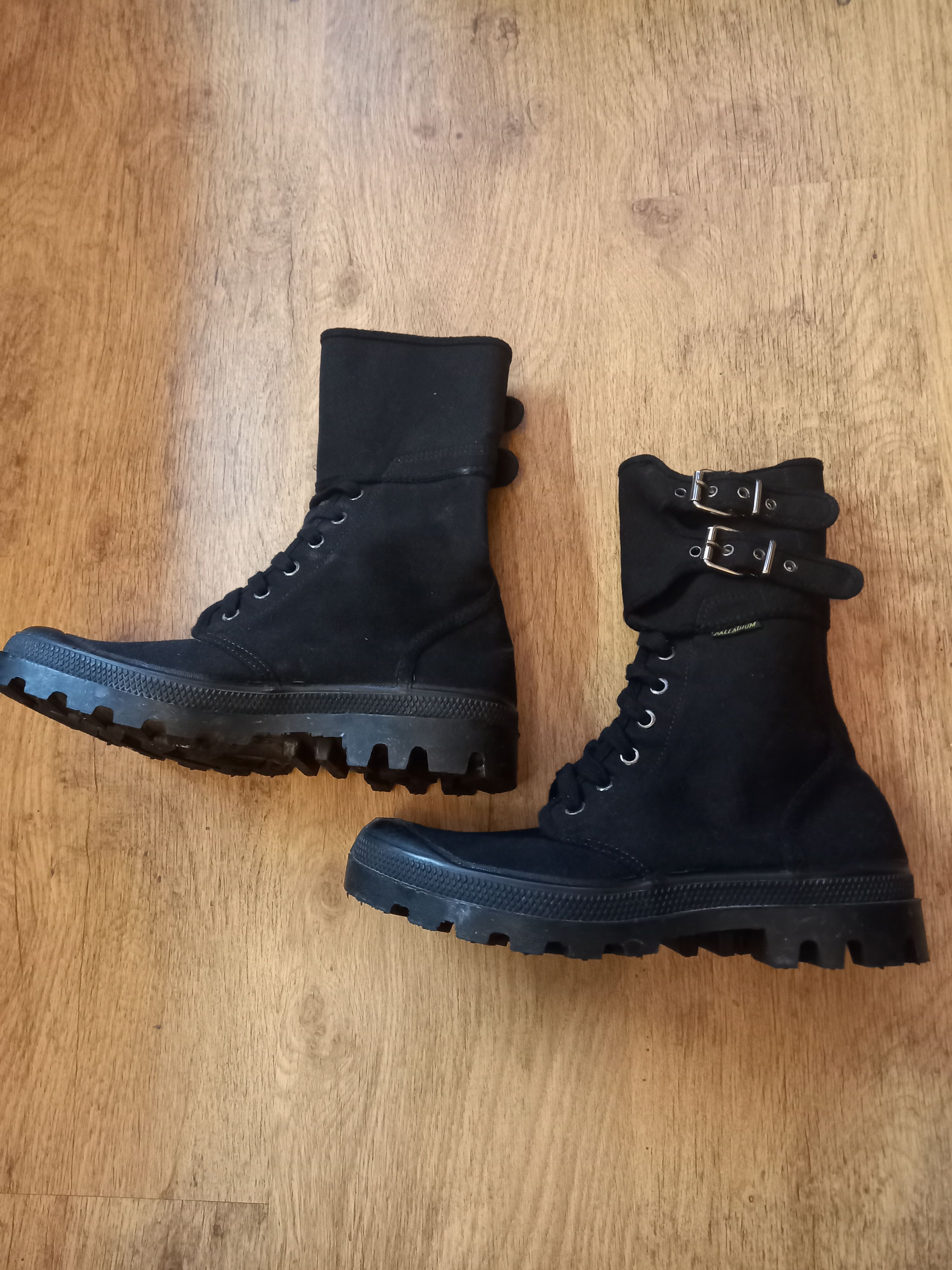 Stivaletti Combat PALLADIUM Per Donna - Design Elegante Con Suola Gomma E Tomaia Cotone - Foto 8