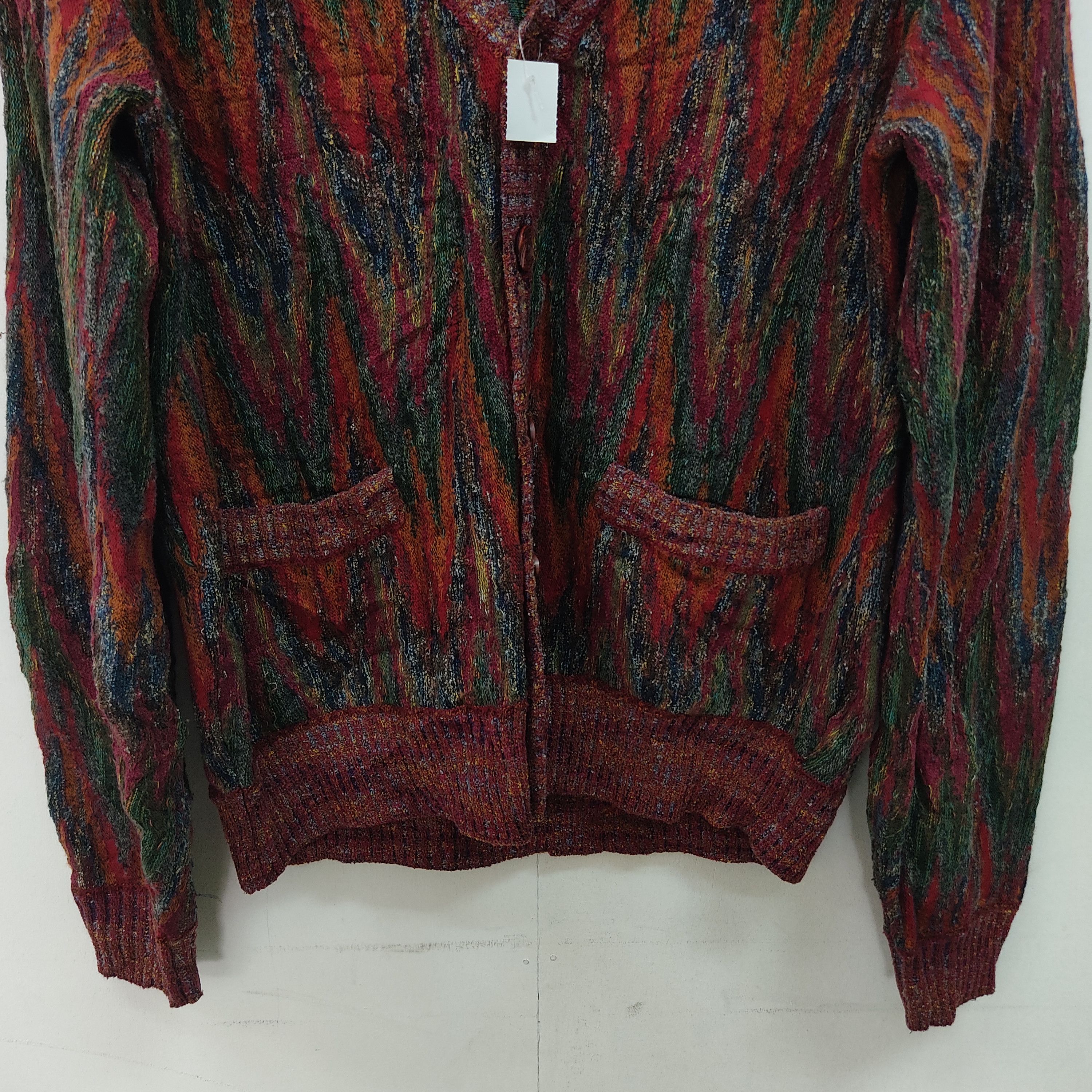 Japanese Brand Mb Marbel Colourfull Cardigan Knitwear Size US M / EU 48-50 / 2 - 4 Thumbnail