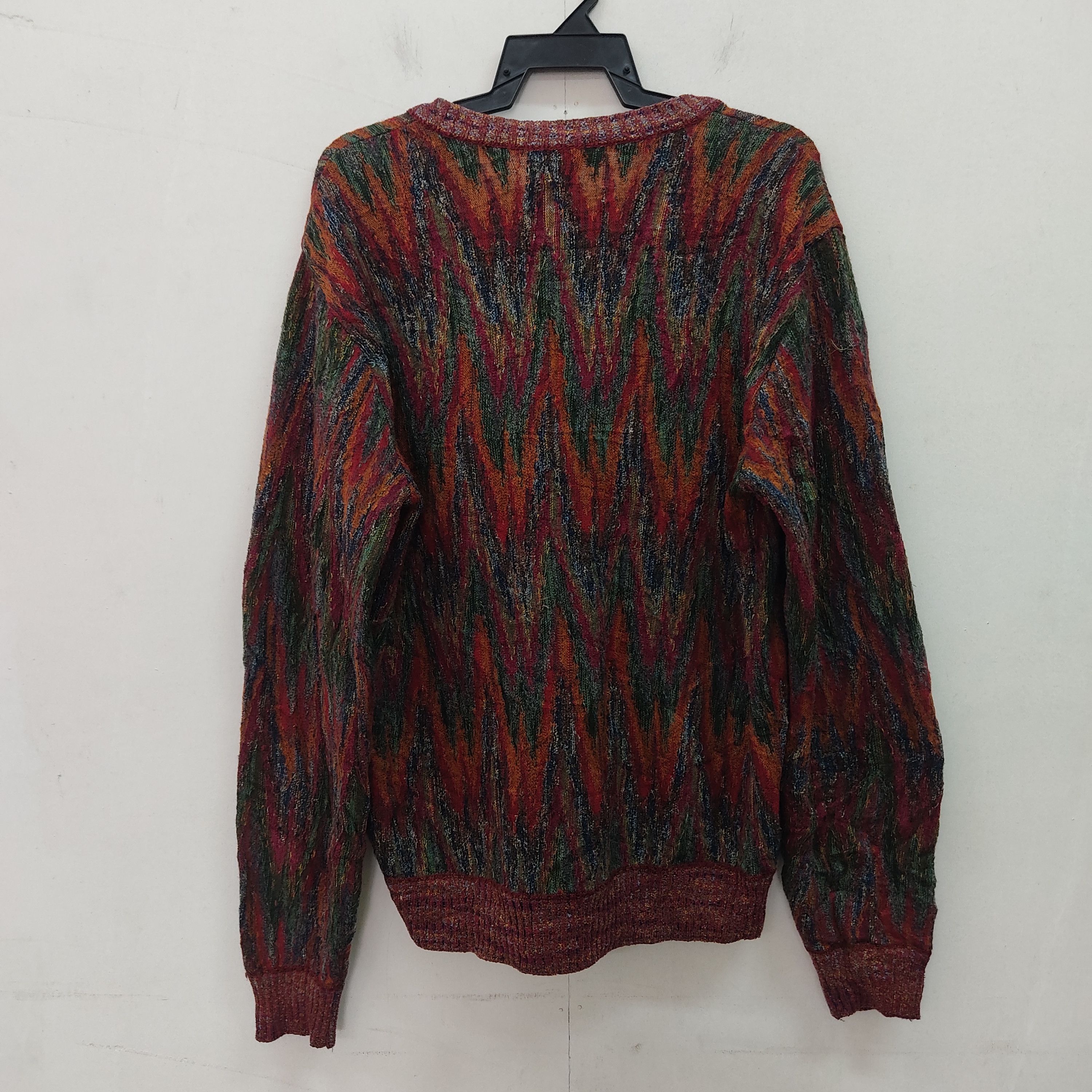 Japanese Brand Mb Marbel Colourfull Cardigan Knitwear Size US M / EU 48-50 / 2 - 2 Thumbnail