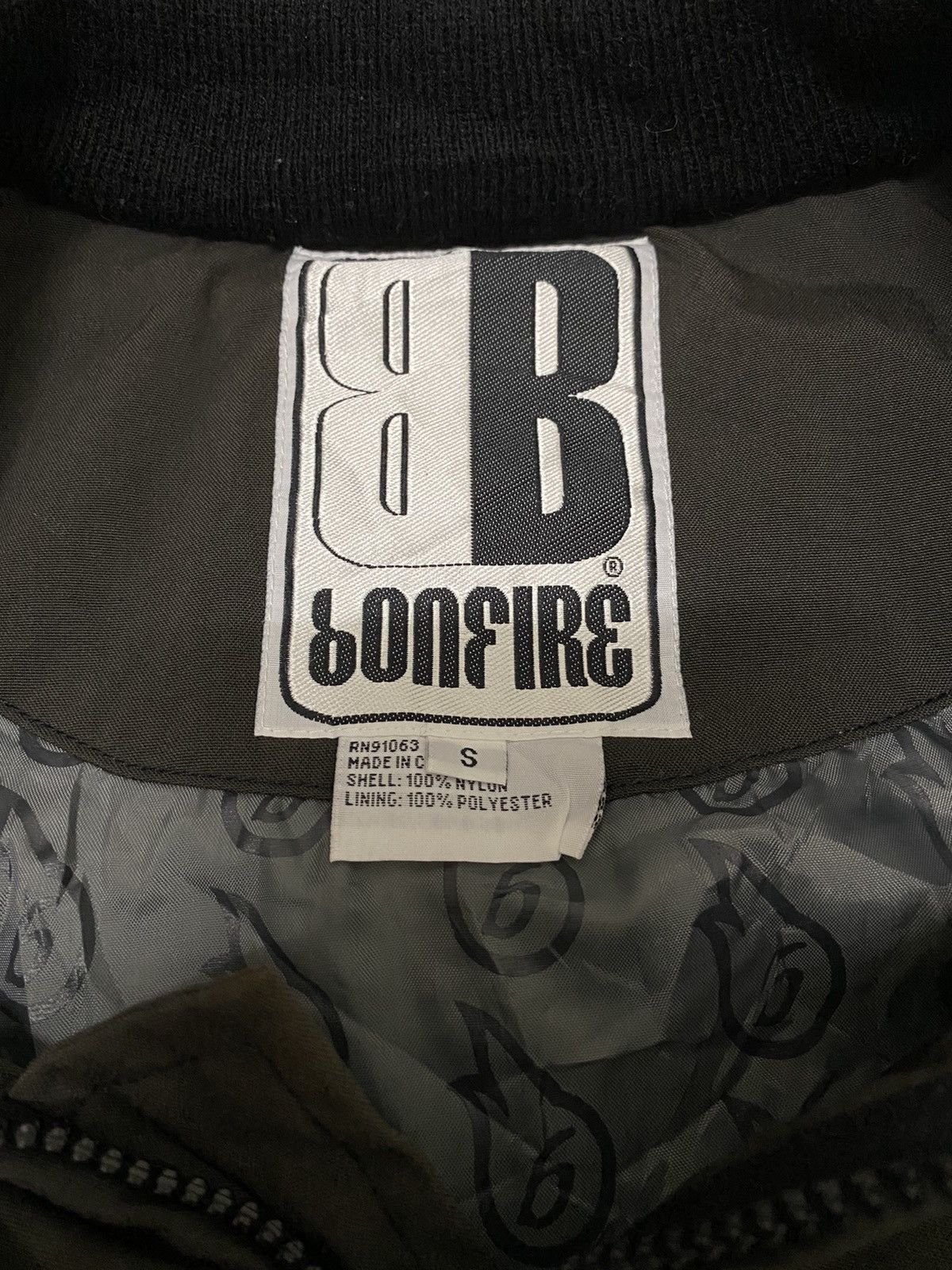 Bonfire × Bonfire Outerwear BONFIRE SNOWBOARD SURFING SMALL LOGO WINDBREAKER JACKET Size US L / EU 52-54 / 3 - 5 Thumbnail