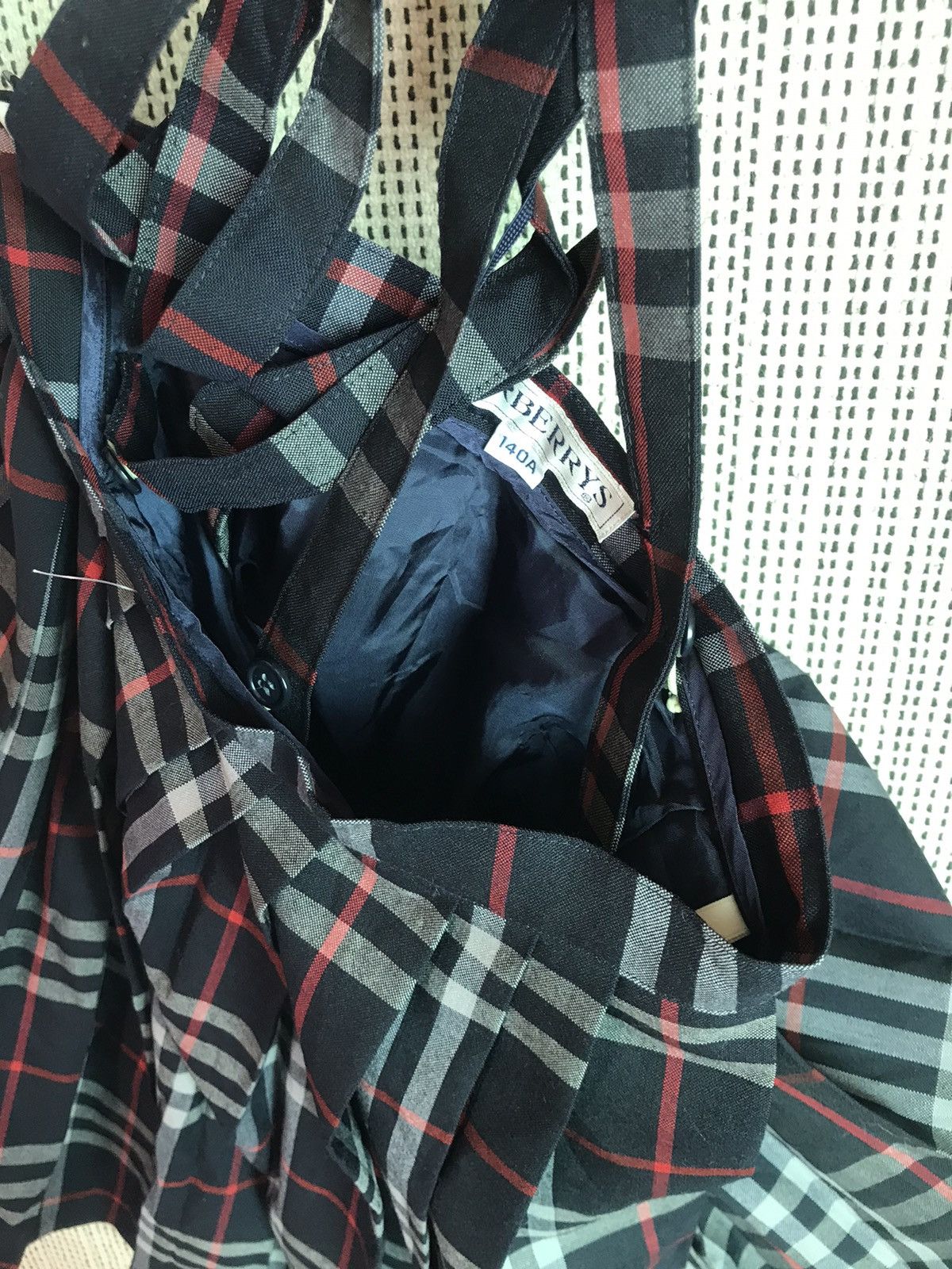 Burberry × Vintage ‼️VINTAGE BURBERRY NOVA CHECK WOOL MINI SKIRT VERY RARE‼️ Size 24" / US 00 / IT 34 - 6 Thumbnail
