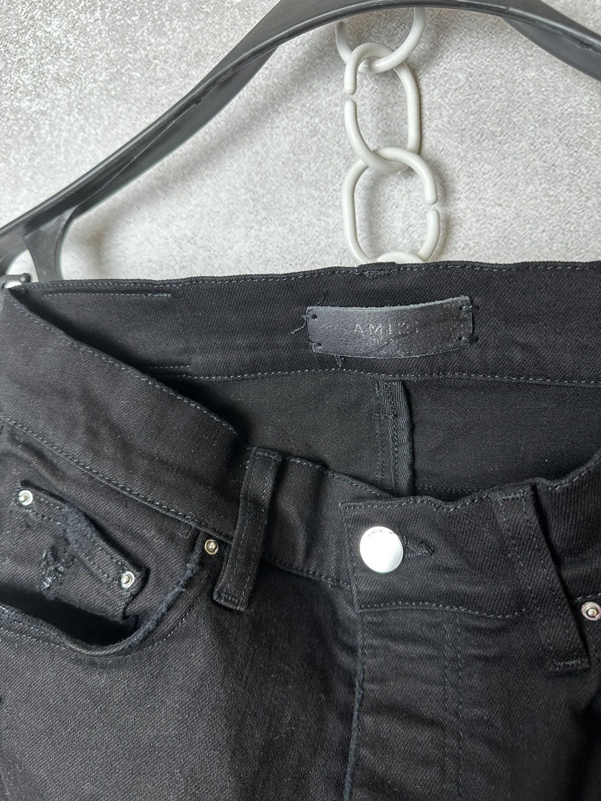 Amiri Amiri Mx1 leather Patch jeans Size US 30 / EU 46 - 3 Thumbnail