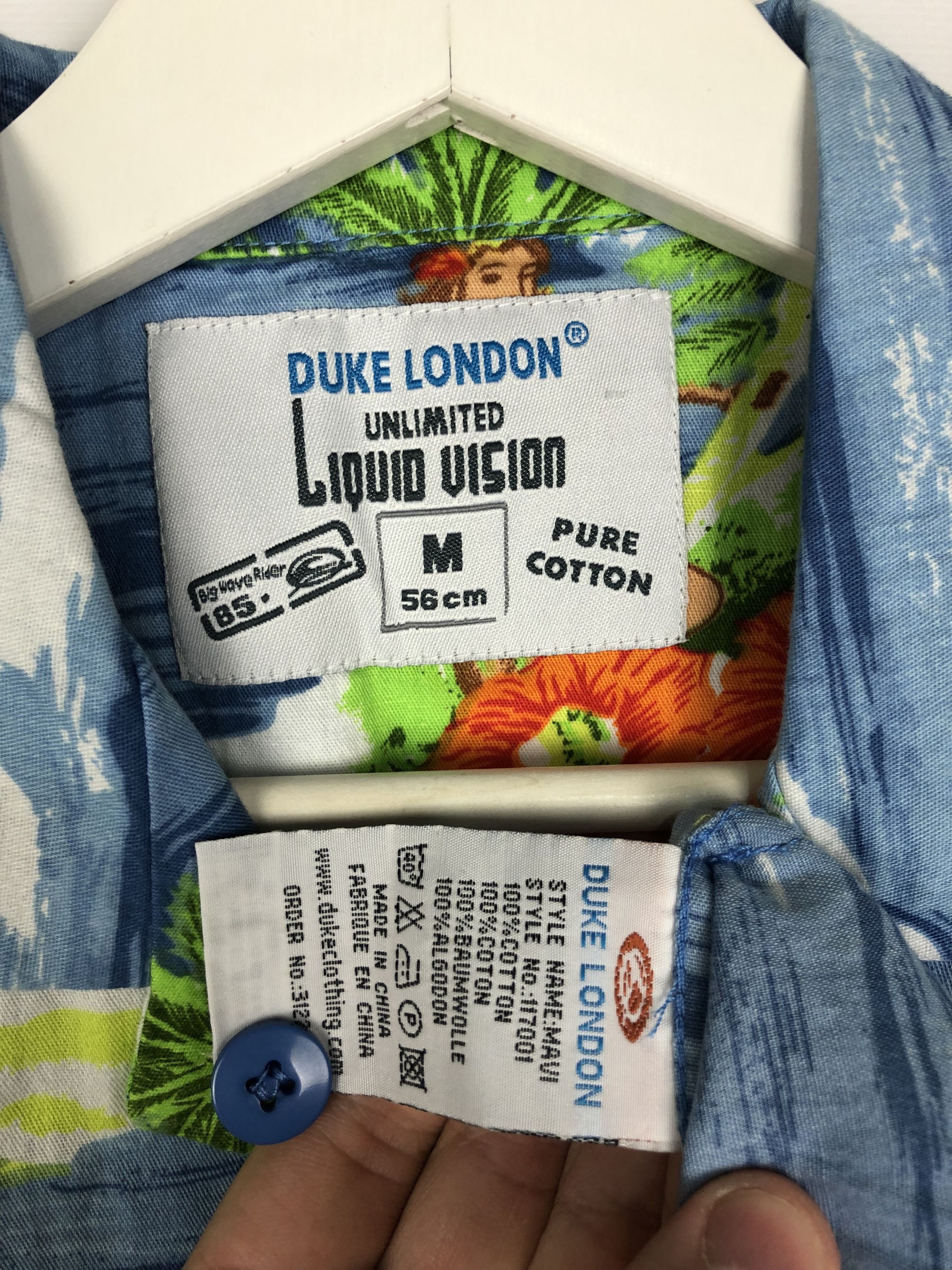 Dune London DUKE LONDON HAWAIIAN SHIRT GIRLS PURE COTTON M VINTAGE Size US M / EU 48-50 / 2 - 7 Thumbnail