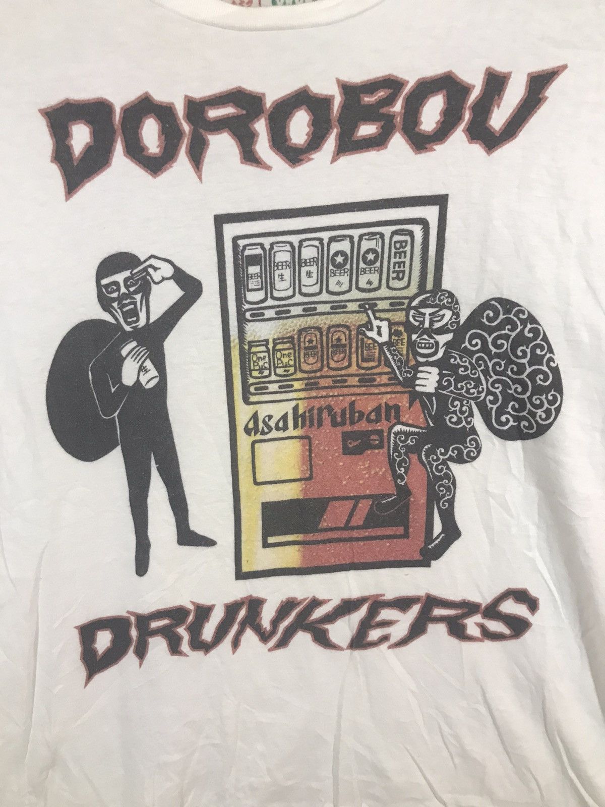 Japanese Brand × Superdry ‼️PUNK DUNKERS X ASAHIR BEER TSHIRT RARE DESIGN Size US M / EU 48-50 / 2 - 2 Thumbnail