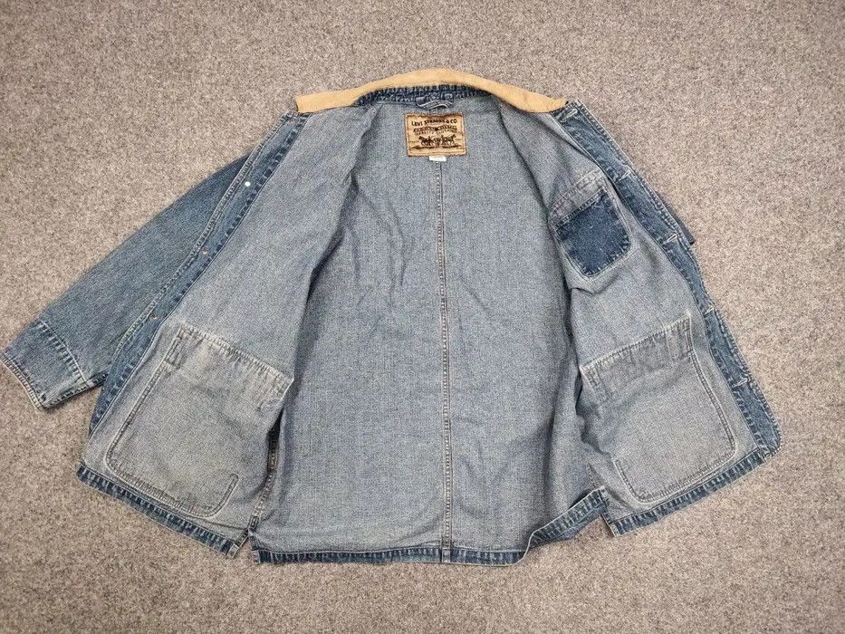 Levi's Rare Vintage 90's Levi's Coverall Denim Jacket Gold Patch Size US XL / EU 56 / 4 - 7 Thumbnail