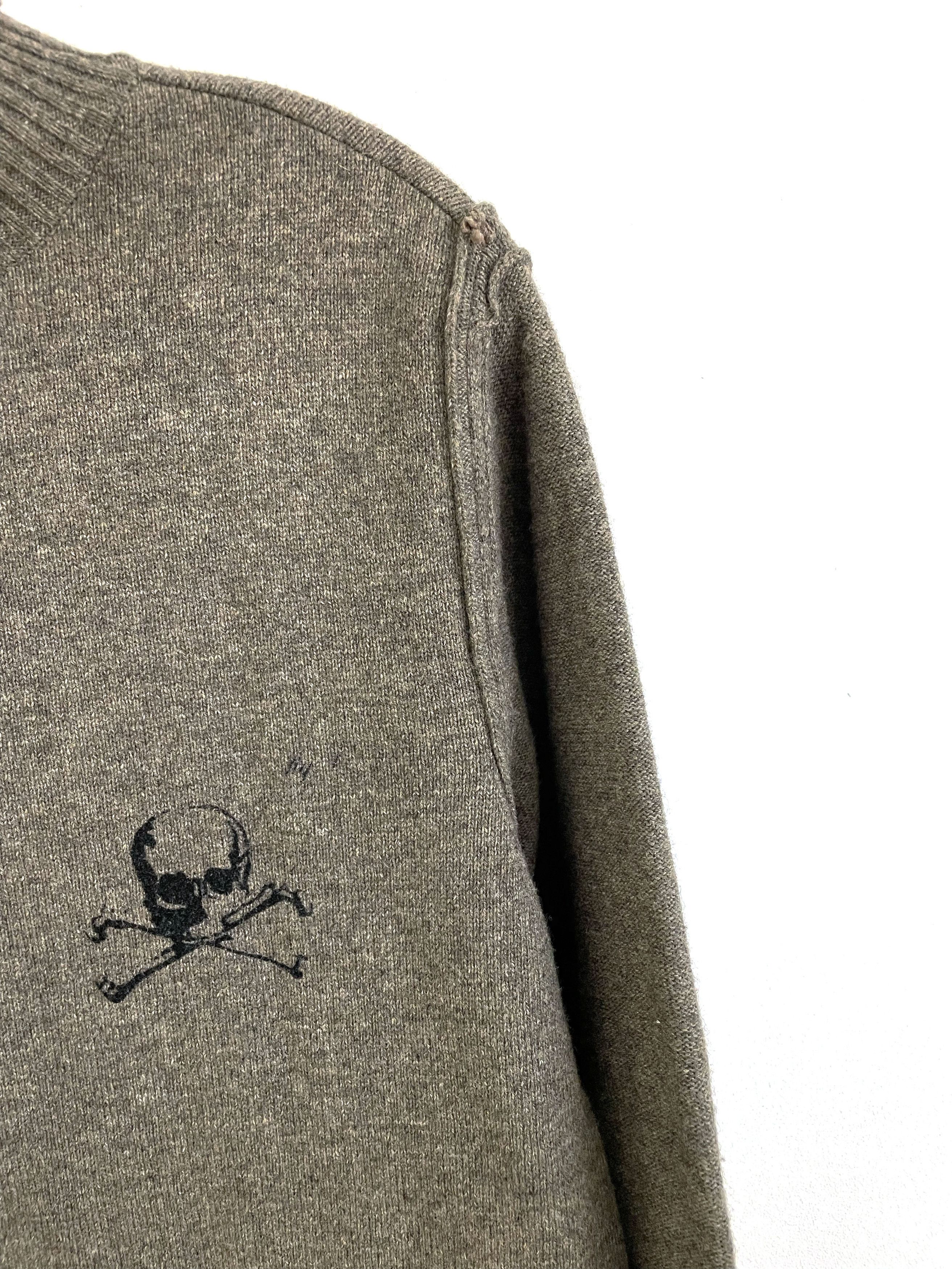 Undercover AW05 Arts & Crafts Skull Cashmere Turtleneck Size US L / EU 52-54 / 3 - 5 Thumbnail