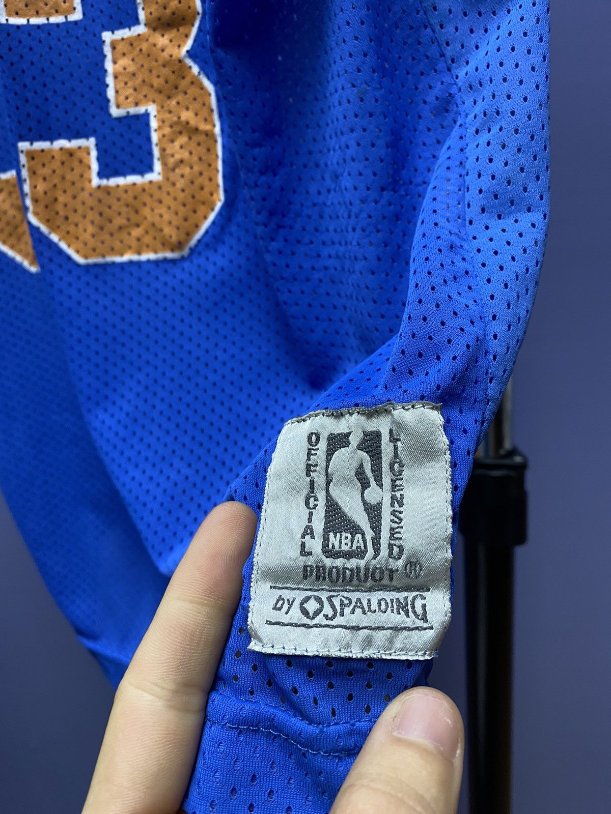NBA × Spalding × Vintage Vintage Spalding New York Knicks #33 Ewing NBA Jersey Size US S / EU 44-46 / 1 - 4 Thumbnail
