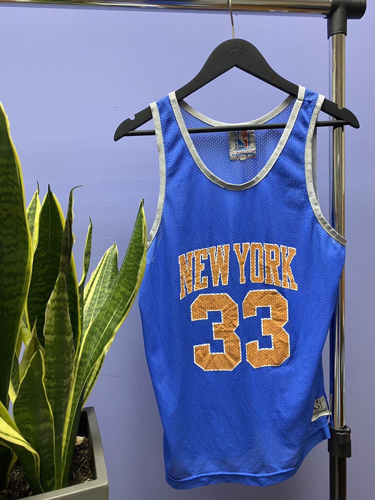 NBA × Spalding × Vintage Vintage Spalding New York Knicks #33 Ewing NBA Jersey Size US S / EU 44-46 / 1 - 3 Thumbnail