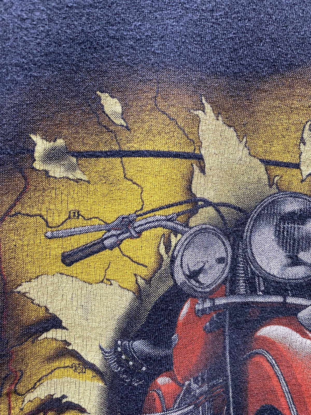 Indian Motorcycle × Vintage Vintage 90s Indian Motorcycles Biker Single Stitch T Shirt Size US L / EU 52-54 / 3 - 12 Thumbnail