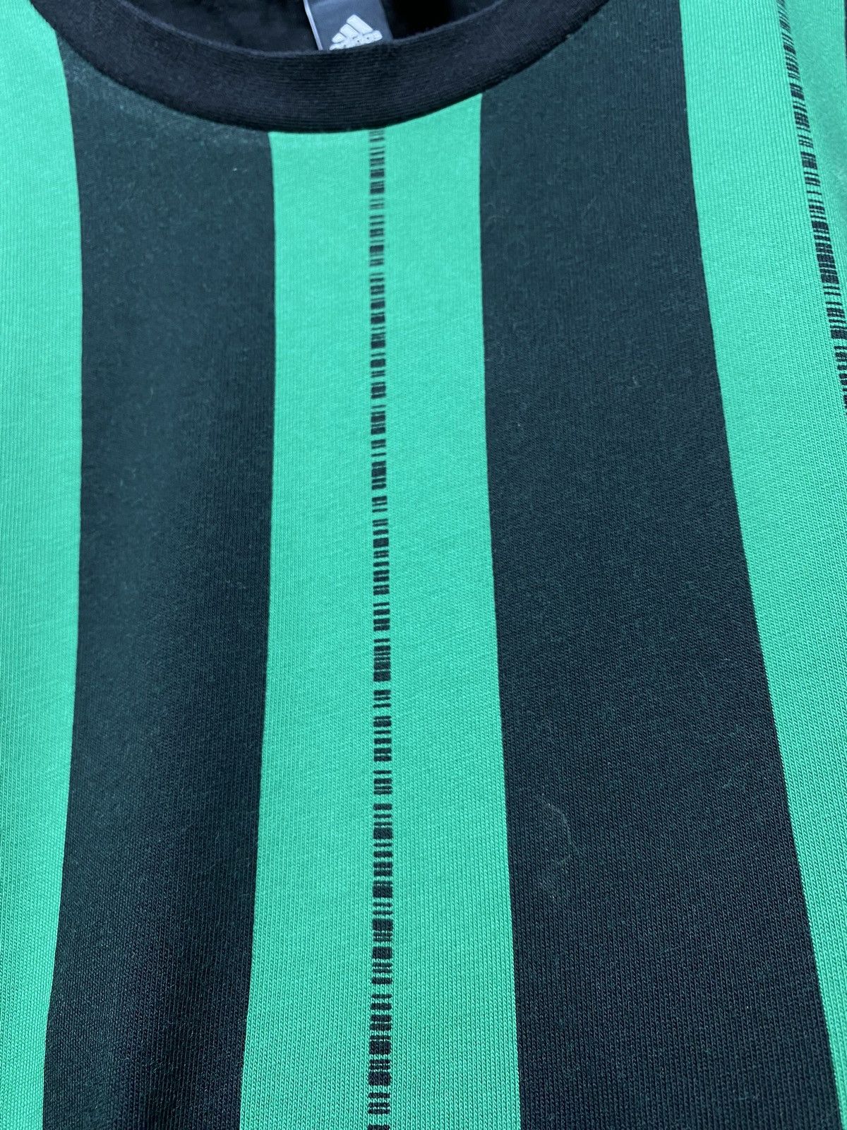 Other Adidas ID Striped T Shirt Men M Black/Green Size US L / EU 52-54 / 3 - 11 Thumbnail