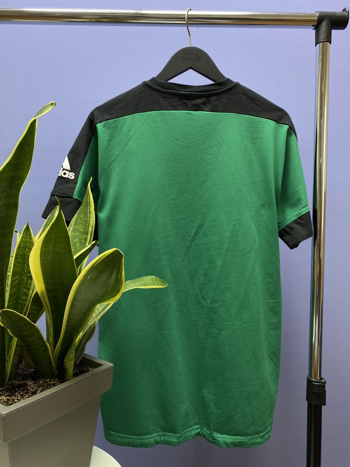 Other Adidas ID Striped T Shirt Men M Black/Green Size US L / EU 52-54 / 3 - 12 Thumbnail