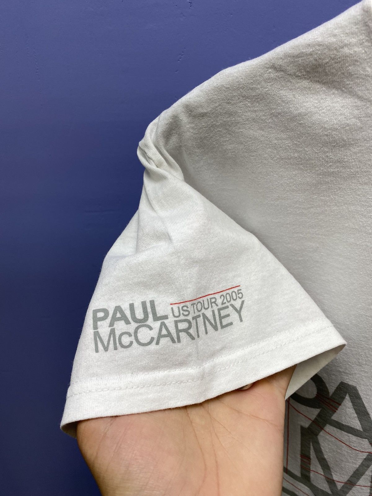 Band Tees Vintage Giant 2005 Paul McCartney US Tour T Shirt Size US M / EU 48-50 / 2 - 14 Thumbnail