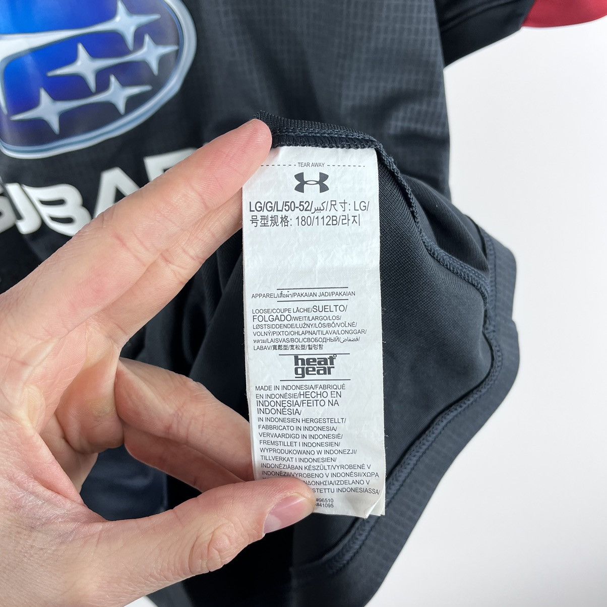 Under Armour Under Armour Welsh Rugby Union Subaru Jersey Navy Size L Size US L / EU 52-54 / 3 - 6 Thumbnail