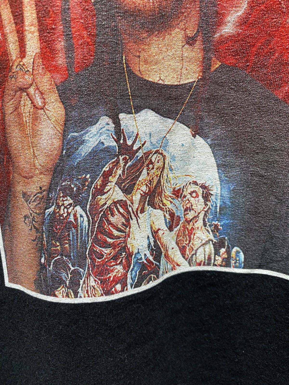 Rap Tees Post Malone Rap T Shirt Rockstar Men’s XXL Black Hip Hop Tee Size US XXL / EU 58 / 5 - 10 Thumbnail