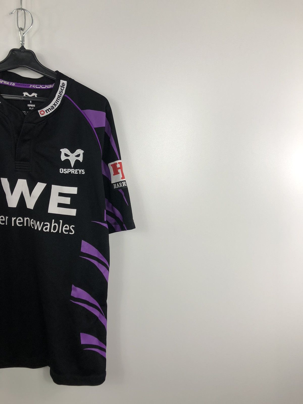 Other Kooga Ospreys Rugby Jersey Black/Navy Size XL Size US XL / EU 56 / 4 - 6 Thumbnail