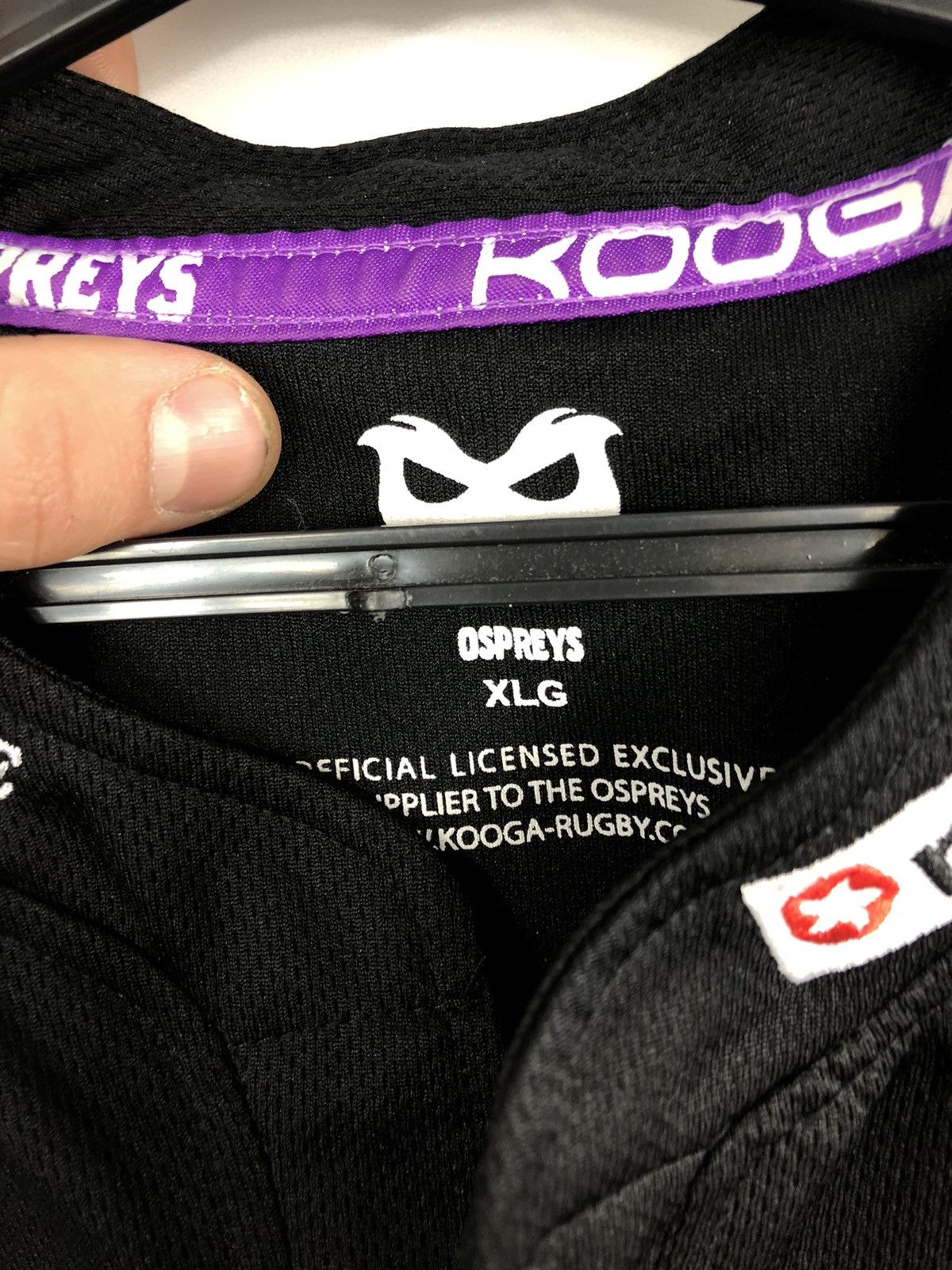 Other Kooga Ospreys Rugby Jersey Black/Navy Size XL Size US XL / EU 56 / 4 - 9 Thumbnail