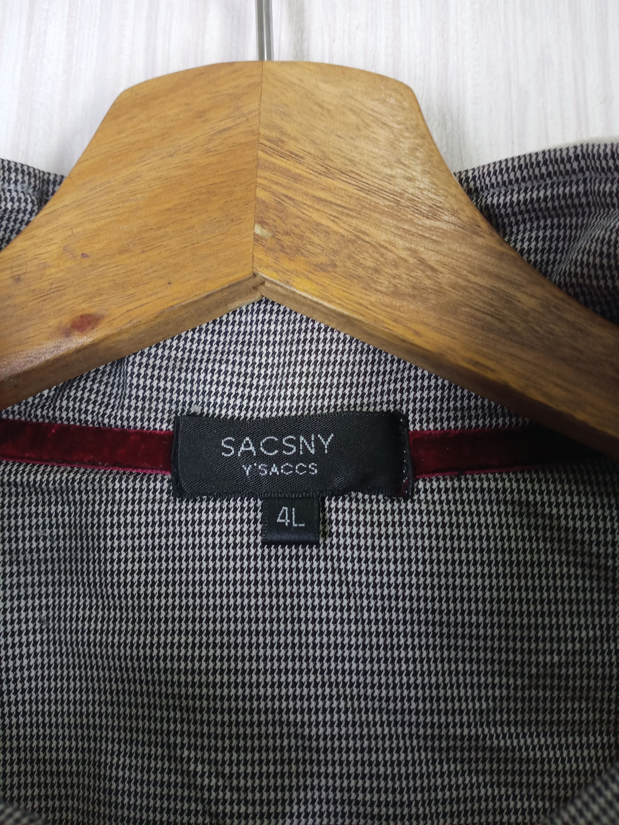 Yohji Yamamoto Vintage Sacsny Y'saccs byYohji Yamamoto Pullover Sweatshirt Size US XL / EU 56 / 4 - 7 Thumbnail
