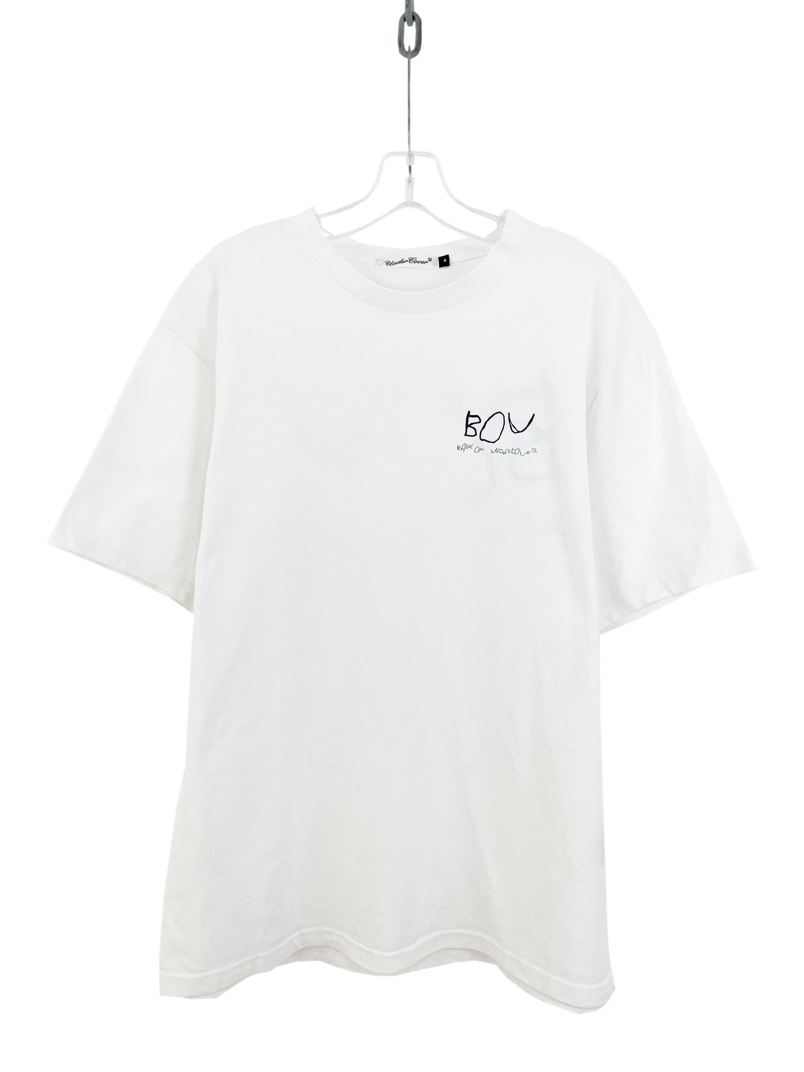 image of Bank Of Undercover T-Shirt in White, Men's (Size XL)