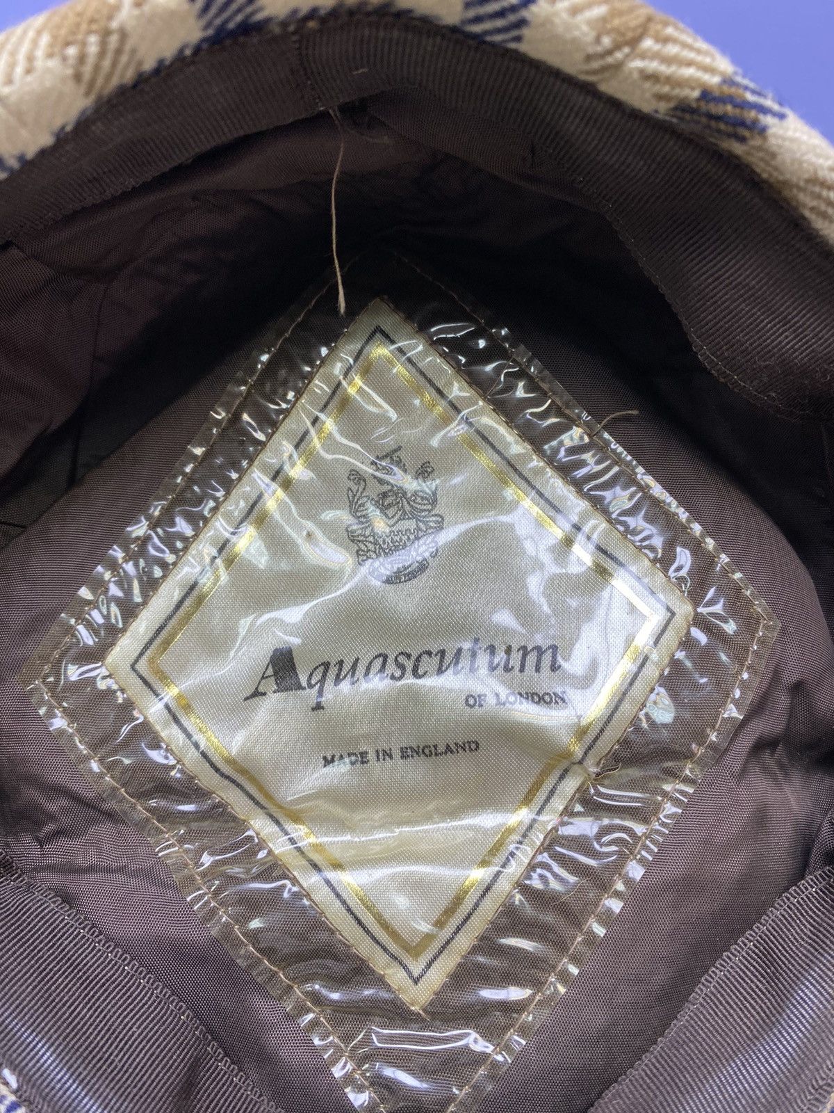 Aquascutum × Vintage Vintage Aquascutum Flat Cap Size ONE SIZE - 12 Thumbnail