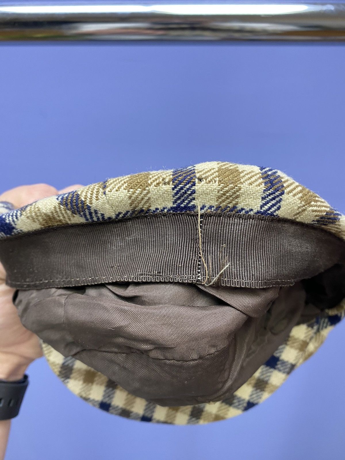 Aquascutum × Vintage Vintage Aquascutum Flat Cap Size ONE SIZE - 14 Thumbnail