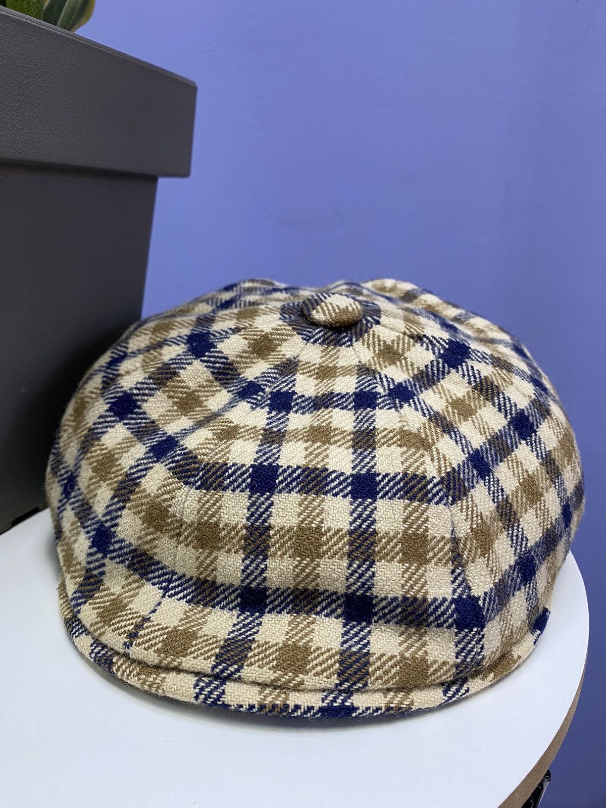 Aquascutum × Vintage Vintage Aquascutum Flat Cap Size ONE SIZE - 9 Thumbnail