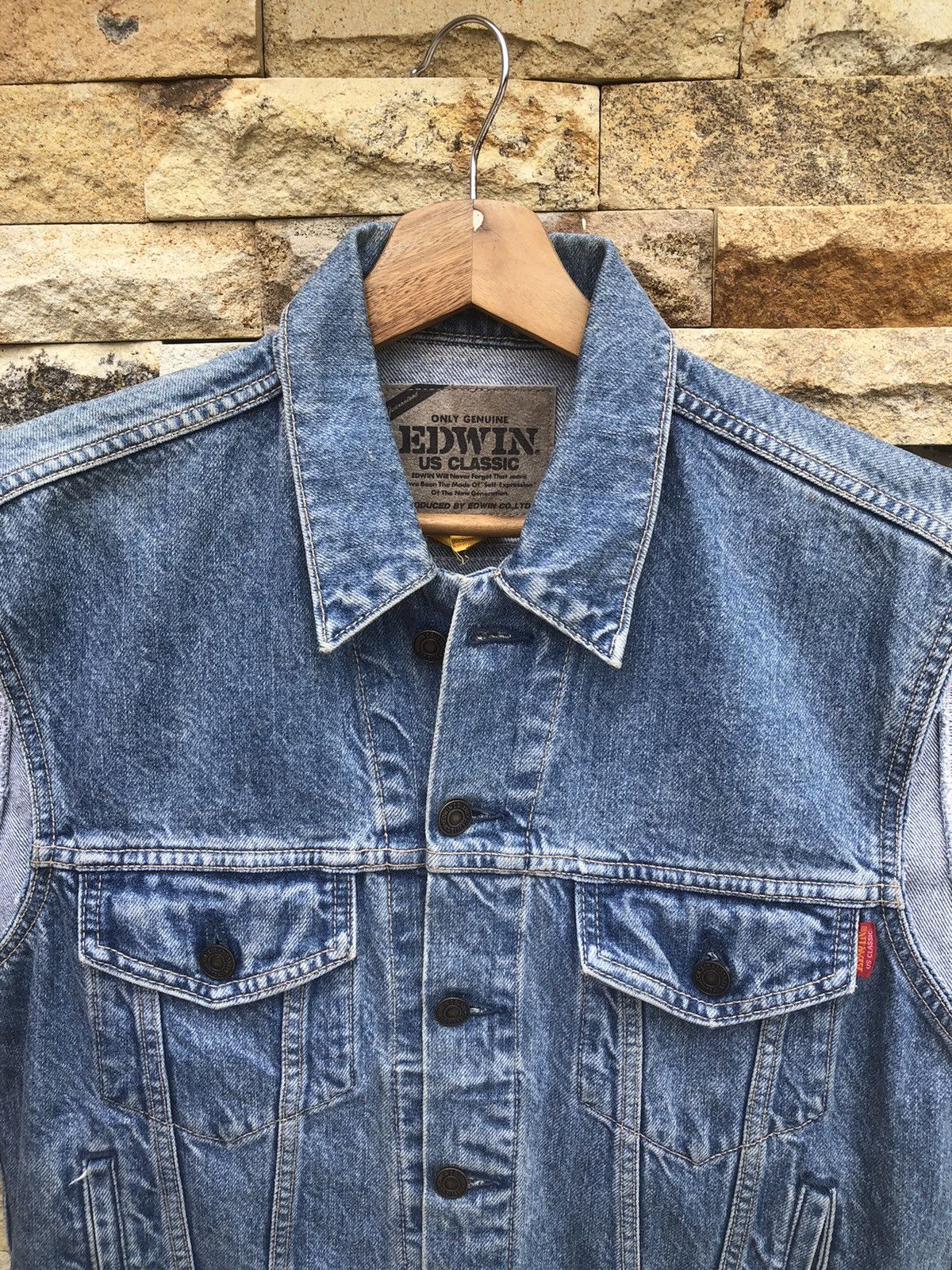 Edwin Rare🔥Edwin Us Classic Denim Jacket Size US M / EU 48-50 / 2 - 3 Thumbnail